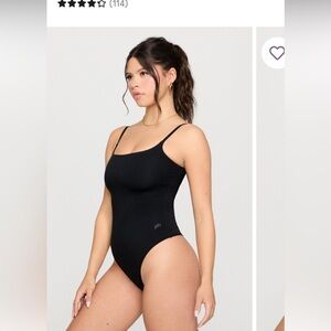 YITTY Snug Cotton Strappy Thong Bodysuit NWT